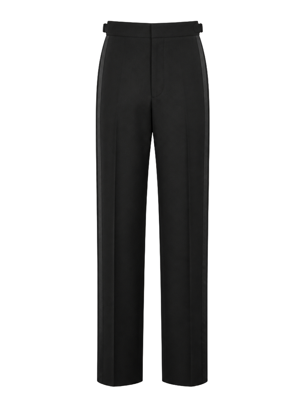 Black Satin-Stripe Tuxedo Trousers product image
