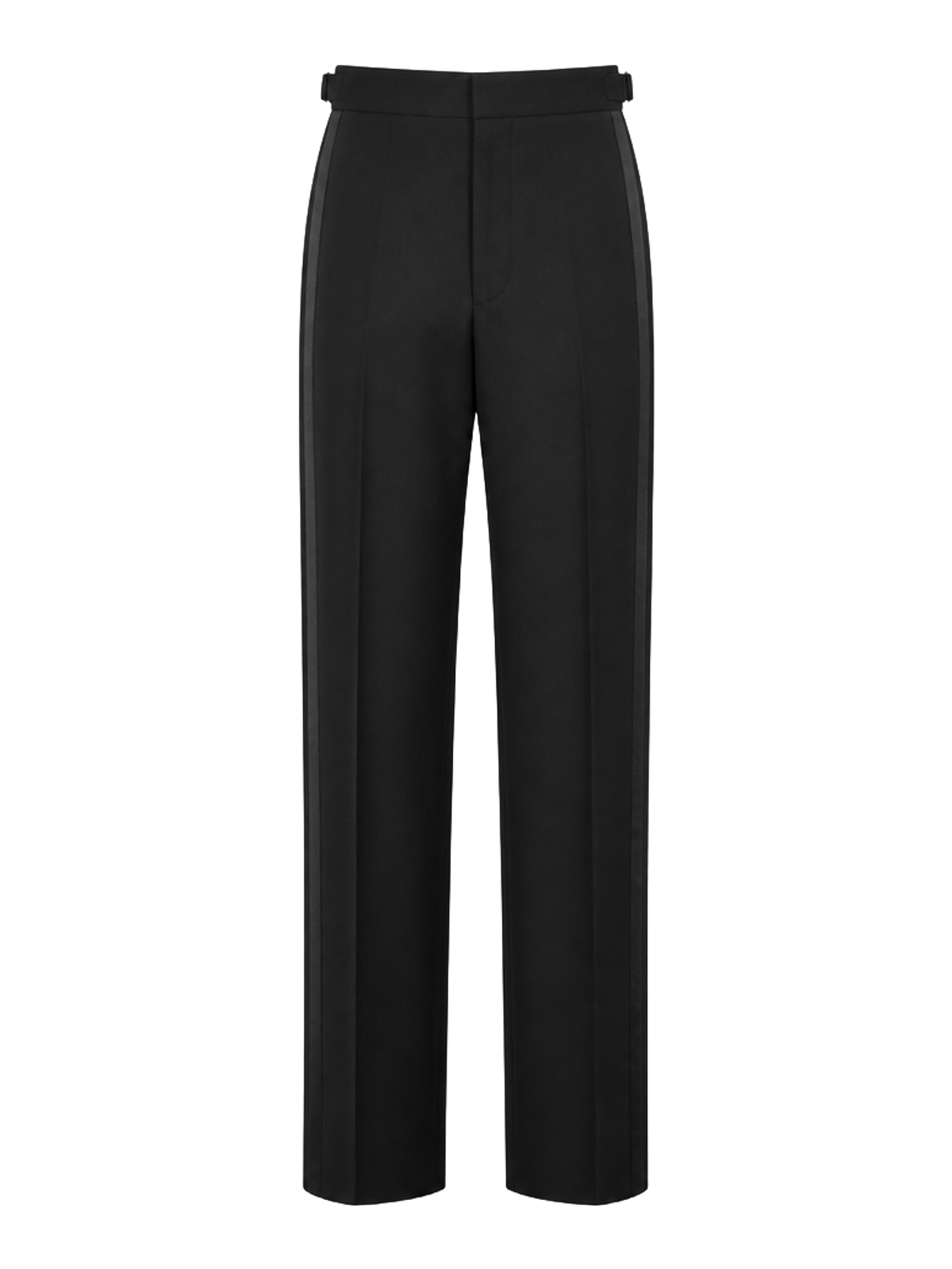 Black Satin-Stripe Tuxedo Trousers product image