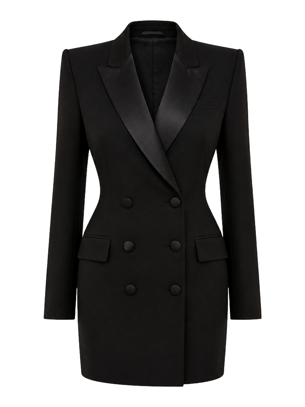 Black Tuxedo Mini Dress product image