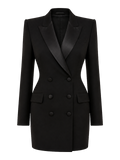 Black Tuxedo Mini Dress product image