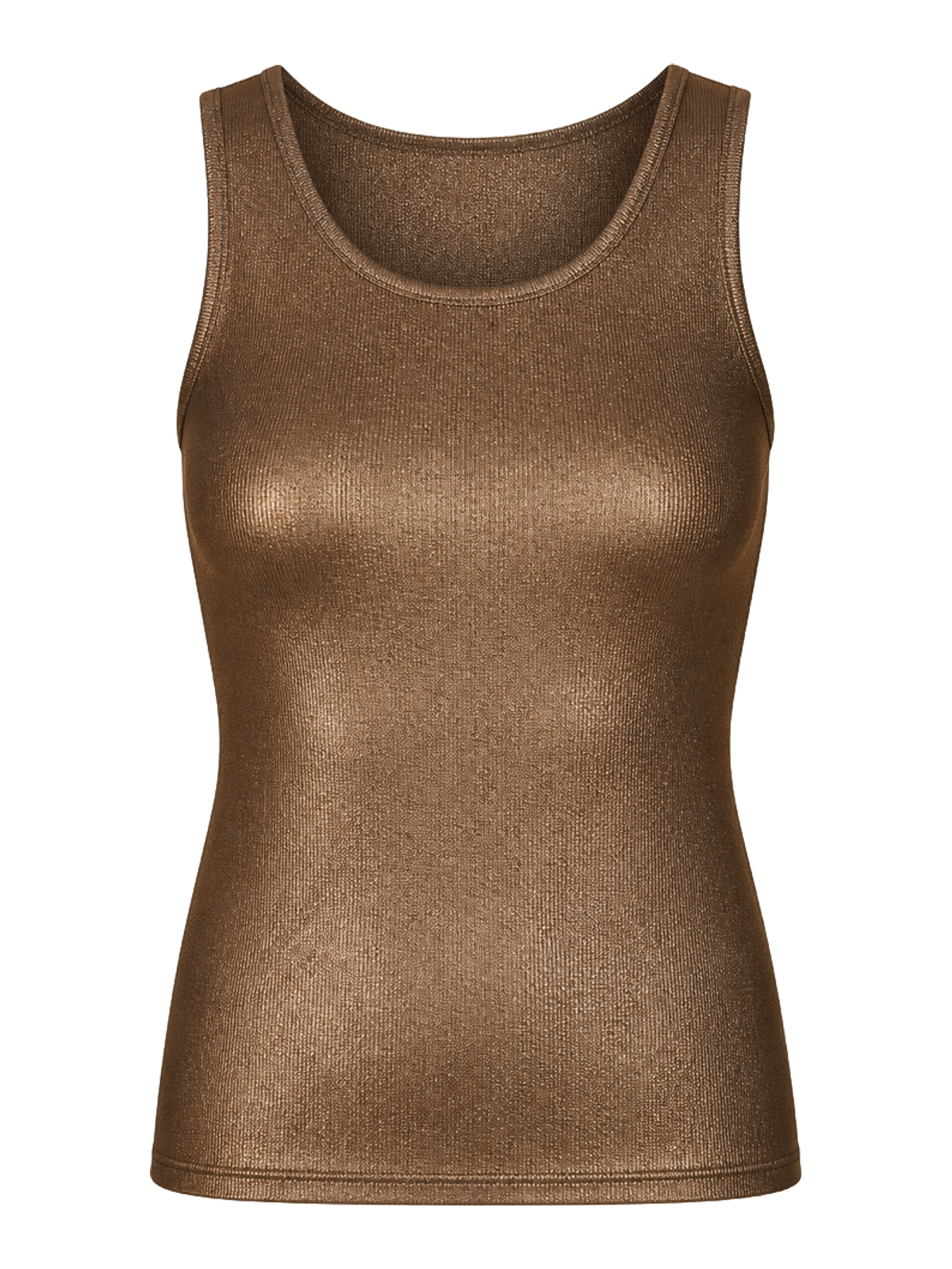 Bronze Metallic Knit Tank product image