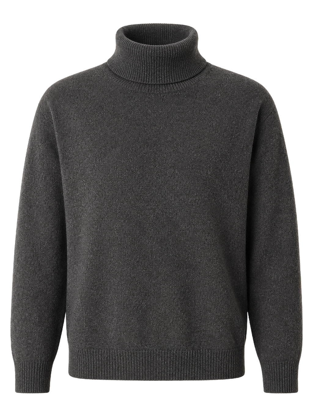 Charcoal Cashmere Turtleneck product image detail