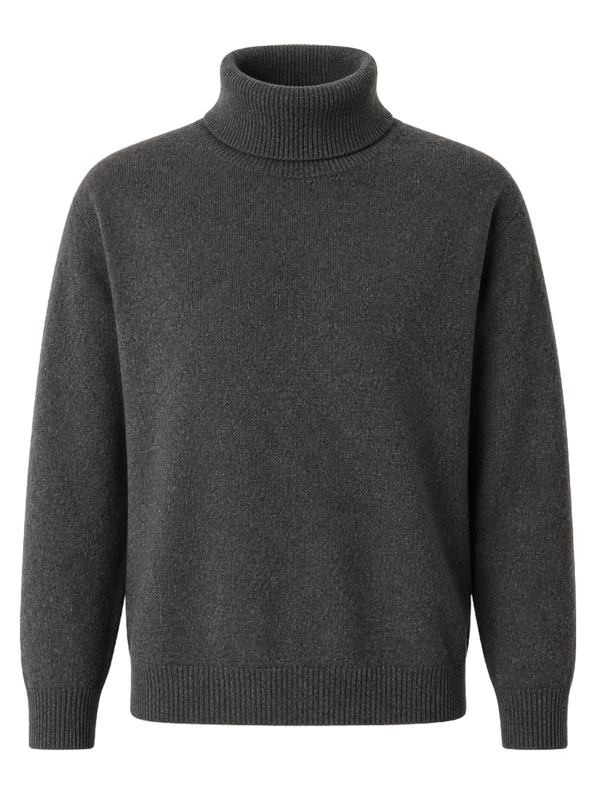 Charcoal Cashmere Turtleneck product image detail