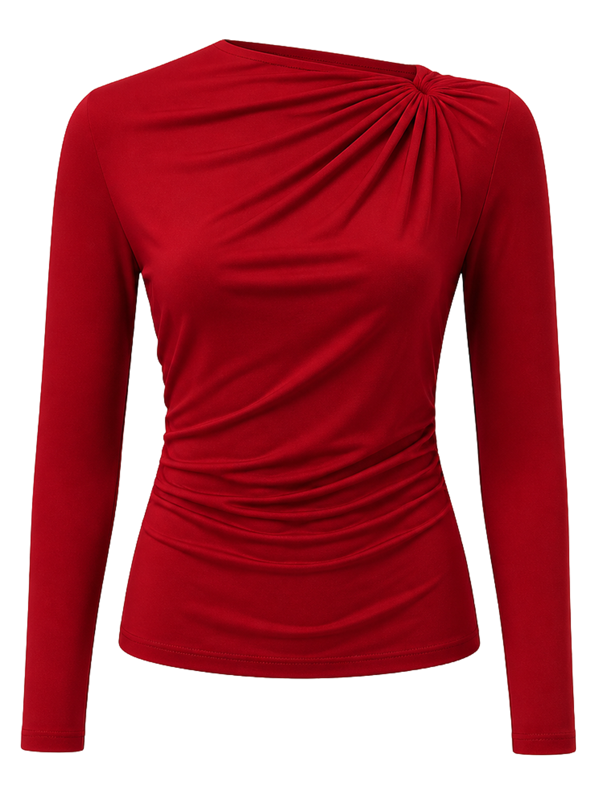 Cherry Draped Jersey Top product image detail