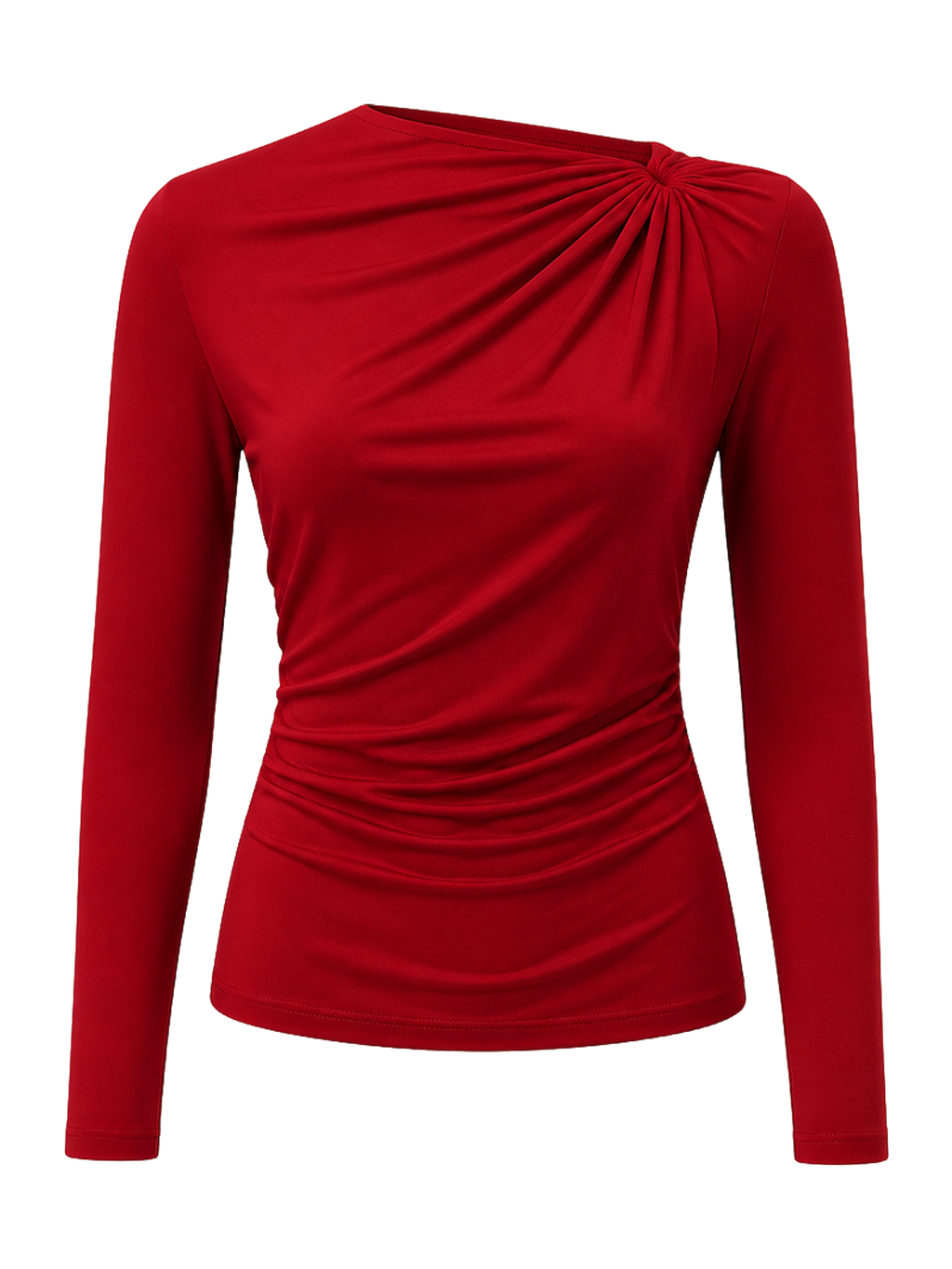 Cherry Draped Jersey Top product image