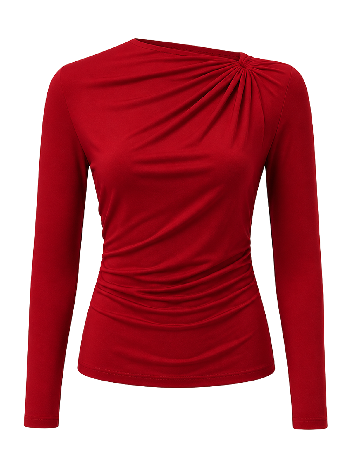 Cherry Draped Jersey Top product image
