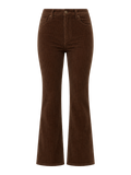 Chocolate Corduroy Flare Trousers product image