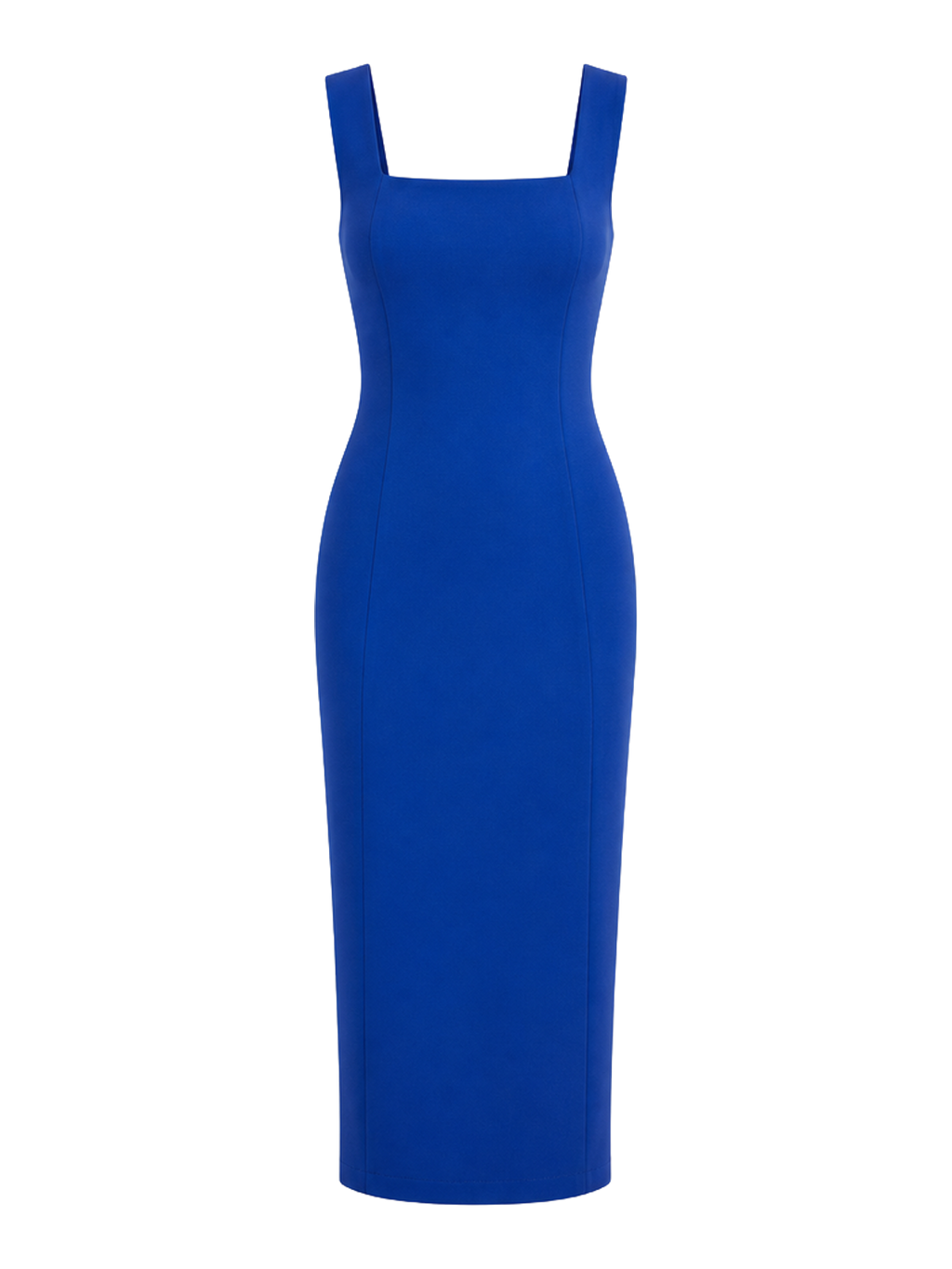 Cobalt Column Midi Dress product image