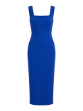 Cobalt Column Midi Dress product image