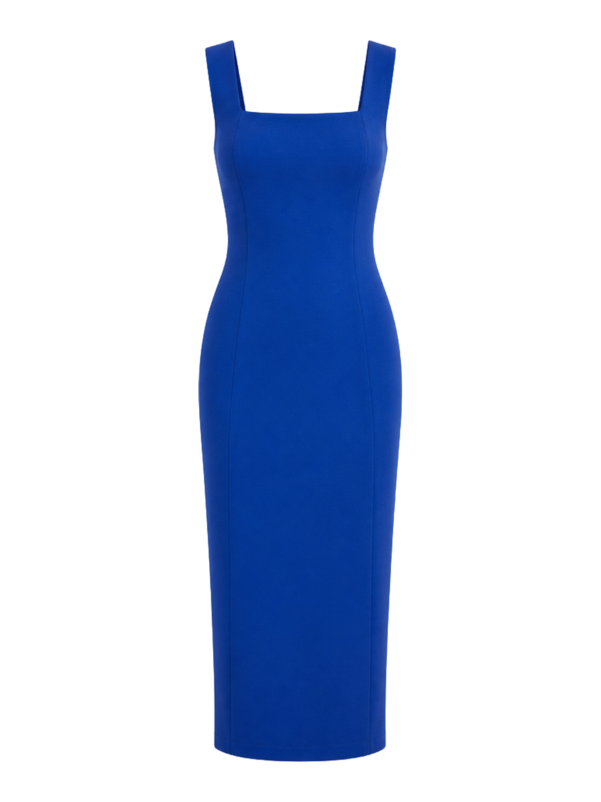 Cobalt Column Midi Dress product image