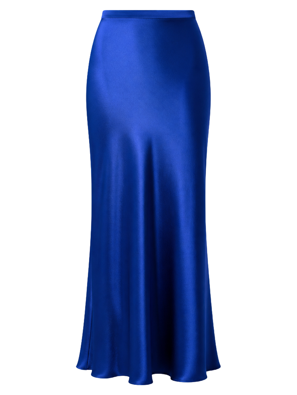 Cobalt Satin Maxi Skirt product image detail