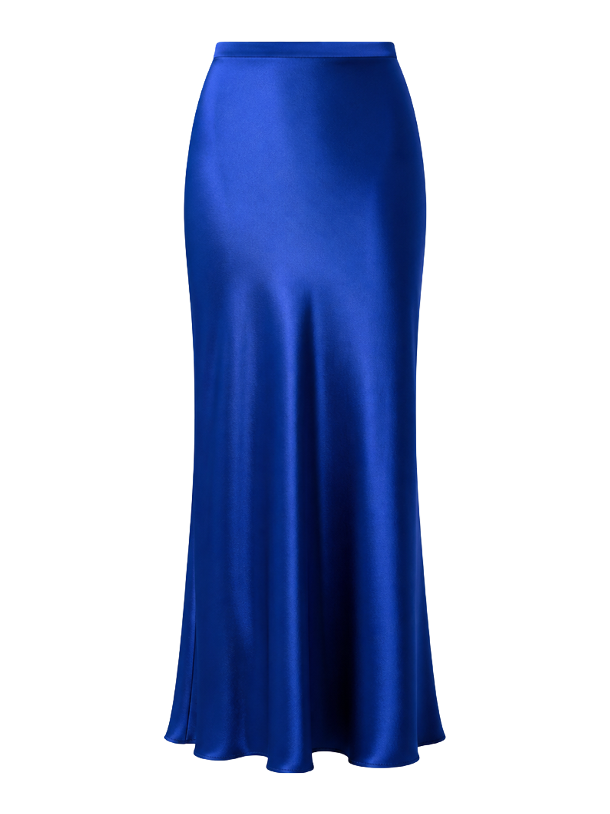 Cobalt Satin Maxi Skirt product image