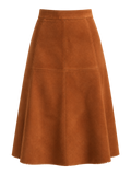 Copper Suede A-Line Skirt product image