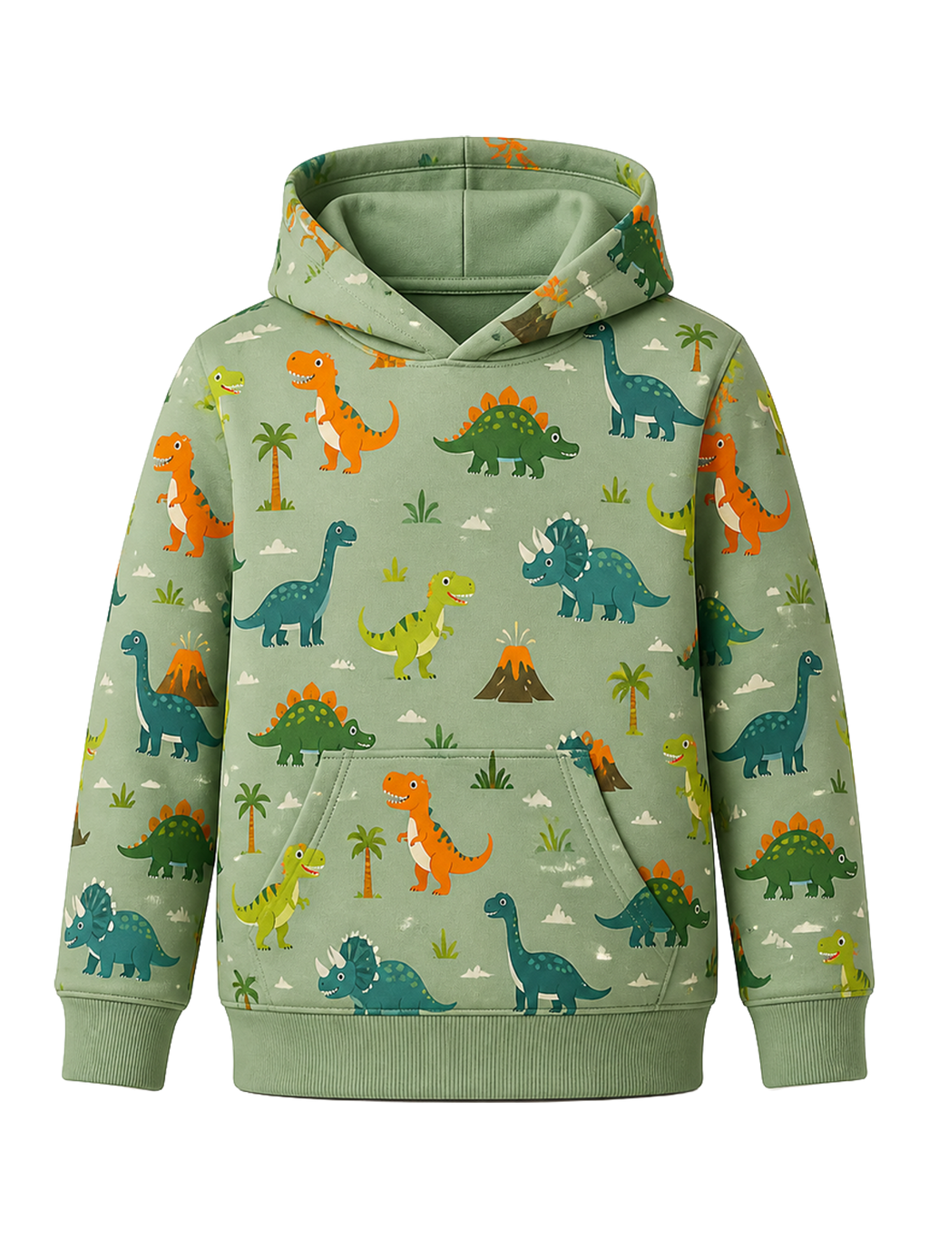 Dino Parade Hoodie transparent product image