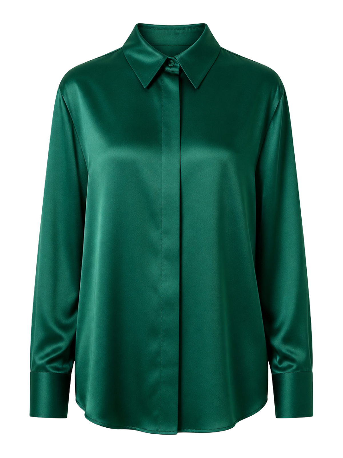 Emerald Silk Shirt product image
