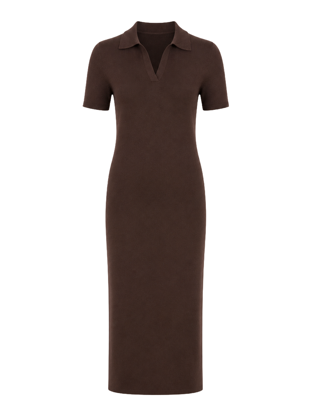 Espresso Knit Polo Dress product image