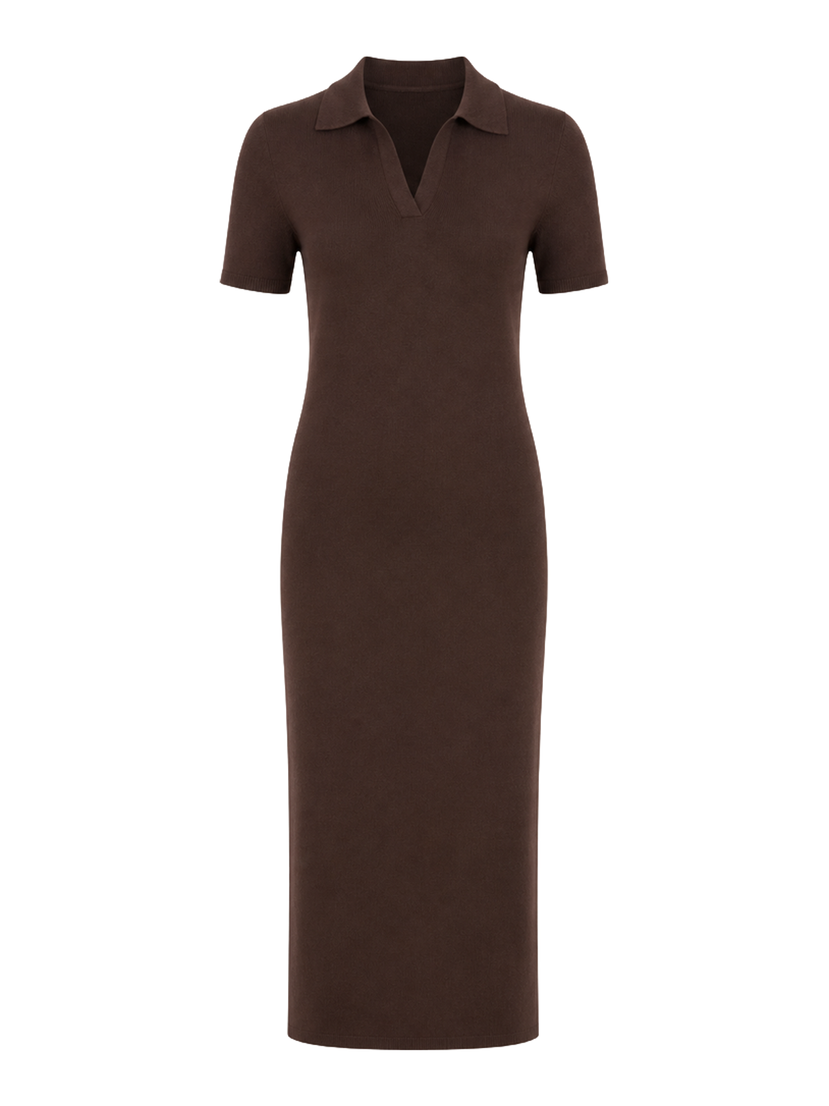 Espresso Knit Polo Dress product image