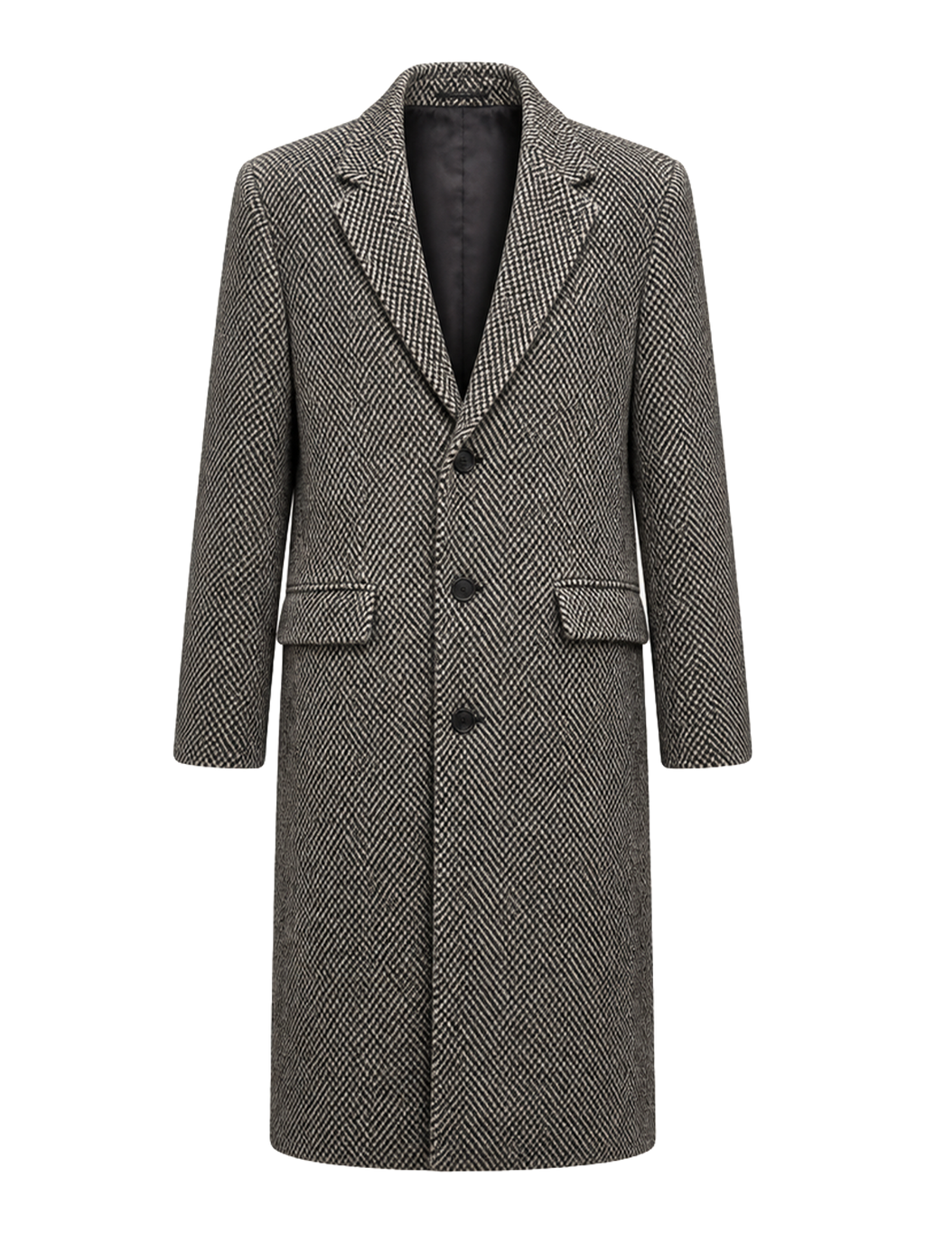 Herringbone Tailored Wool Coat product image
