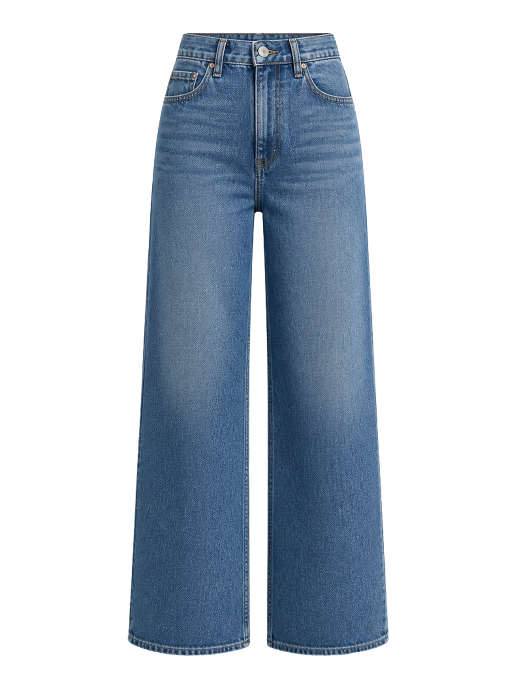 High-Rise Wide Denim transparent product image