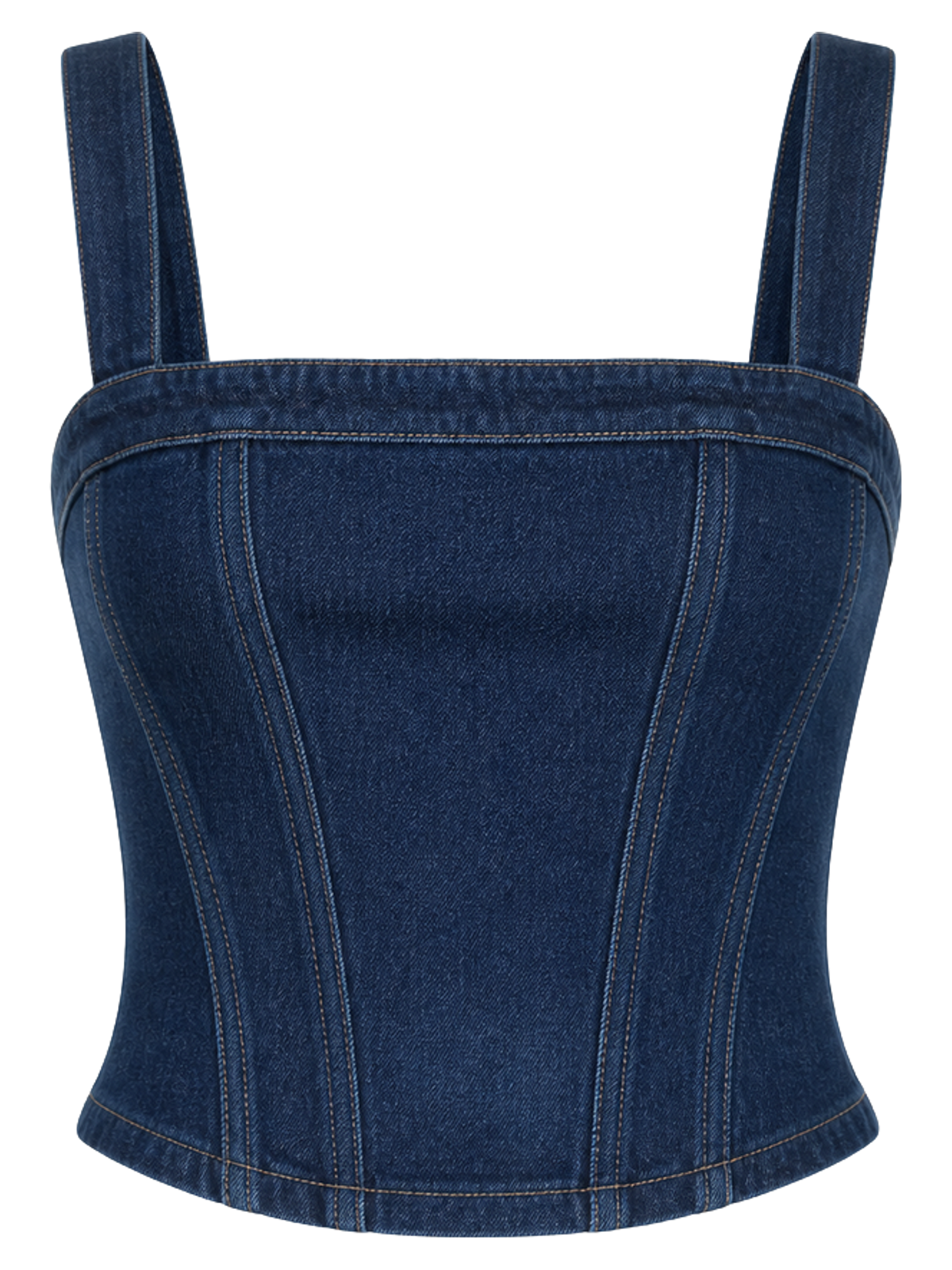 Indigo Denim Corset Top product image detail
