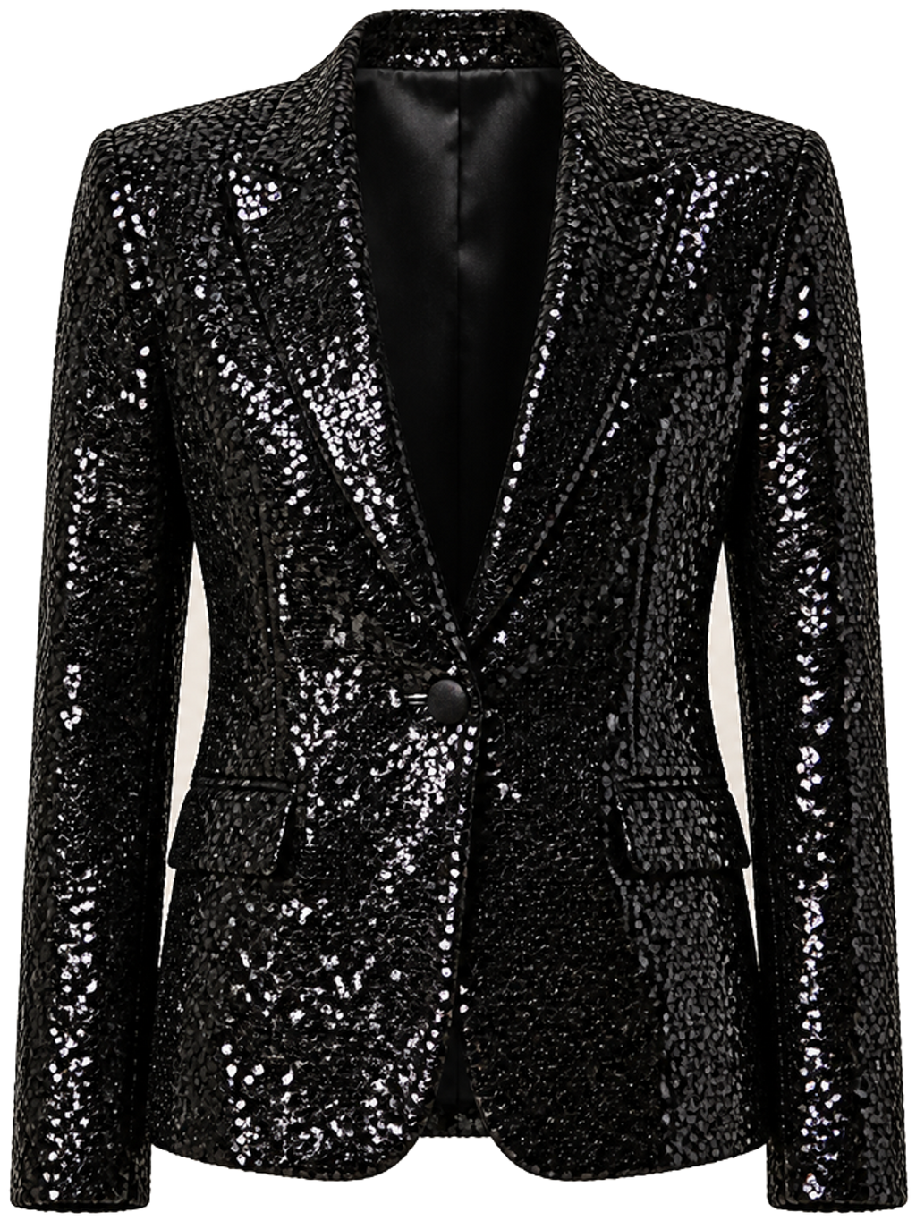Midnight Sequin Blazer detail product image
