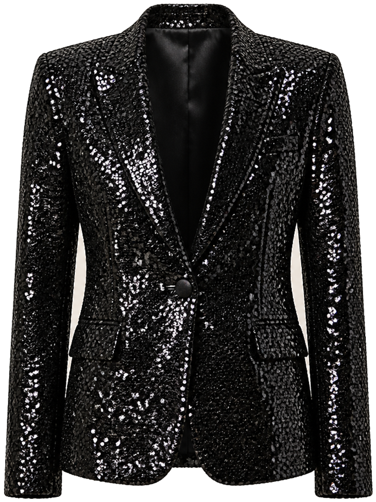 Midnight Sequin Blazer detail product image