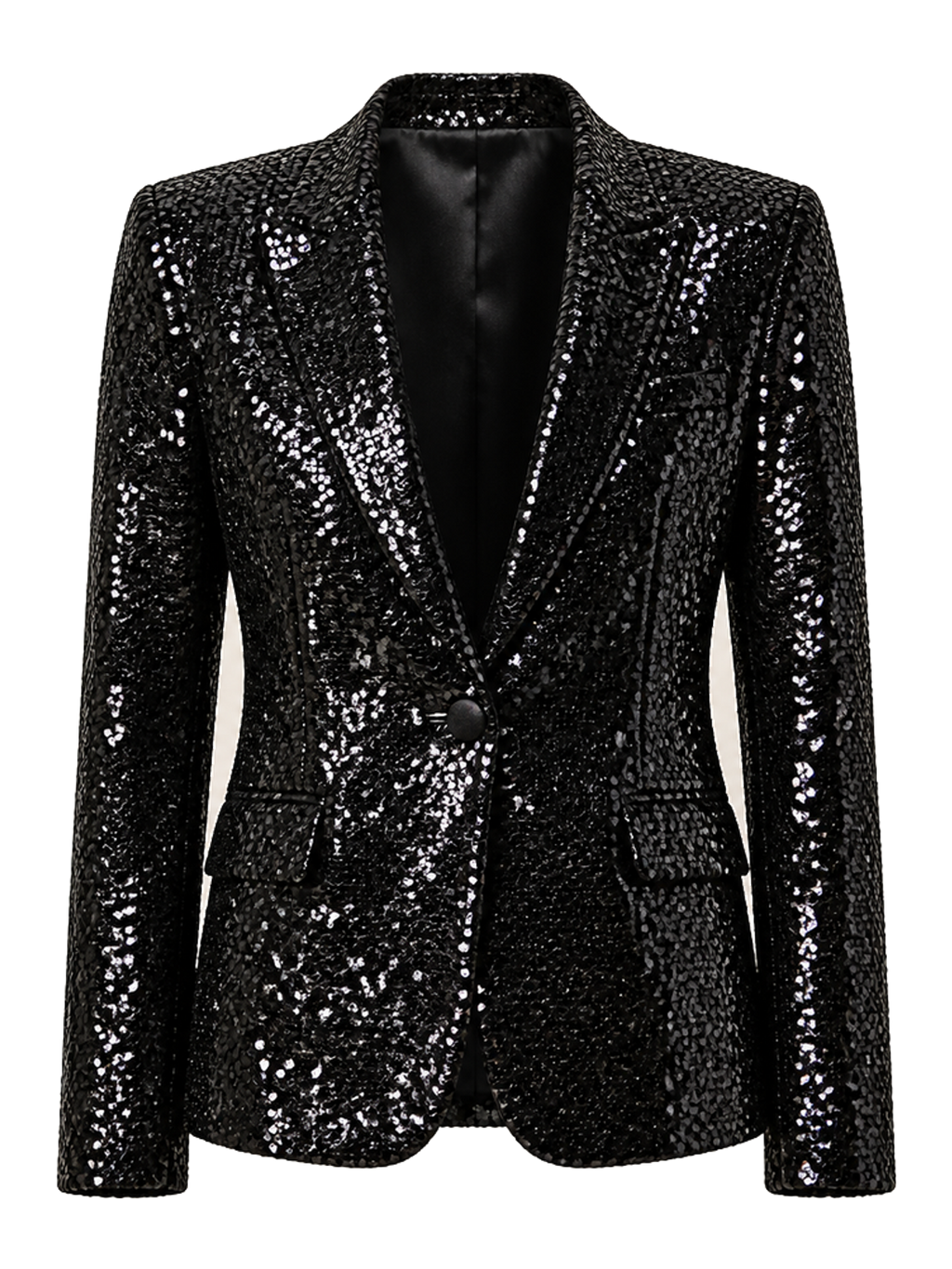 Midnight Sequin Blazer transparent product image