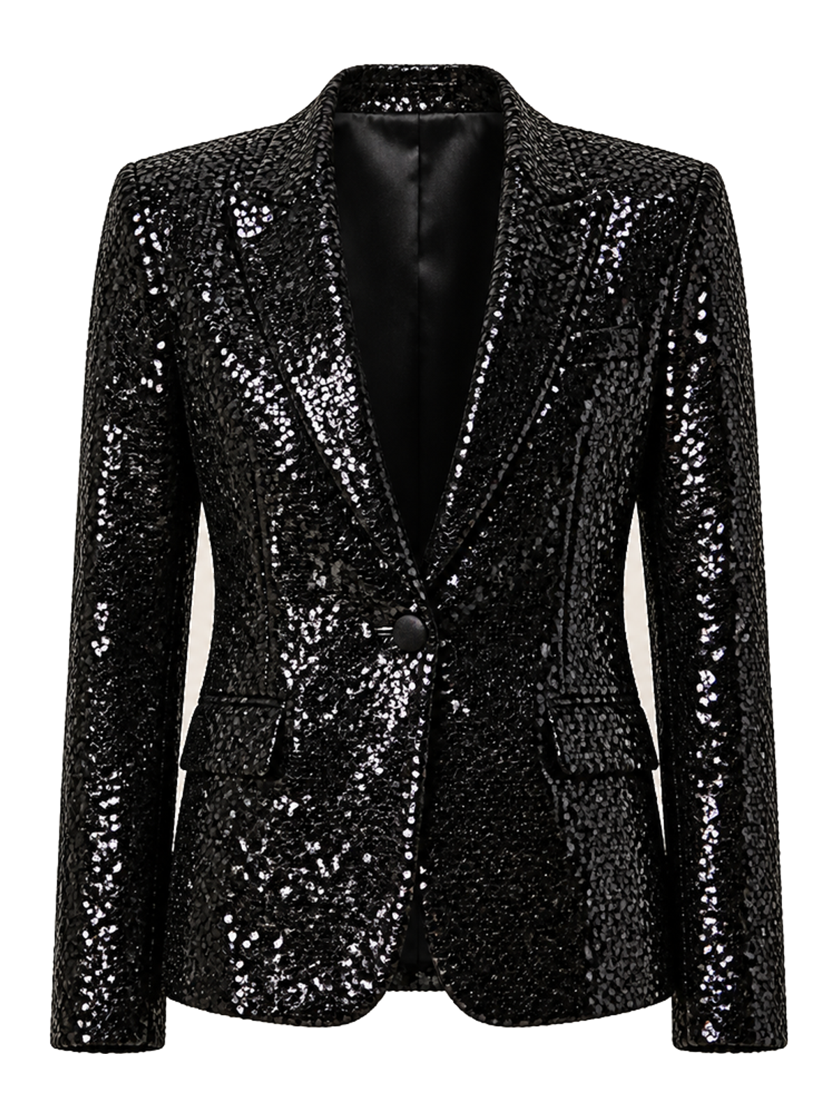 Midnight Sequin Blazer transparent product image