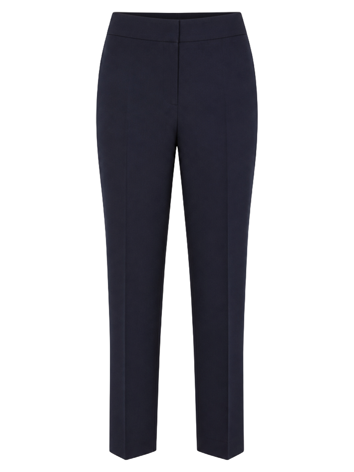Navy Cropped Cigarette Trousers product image detail