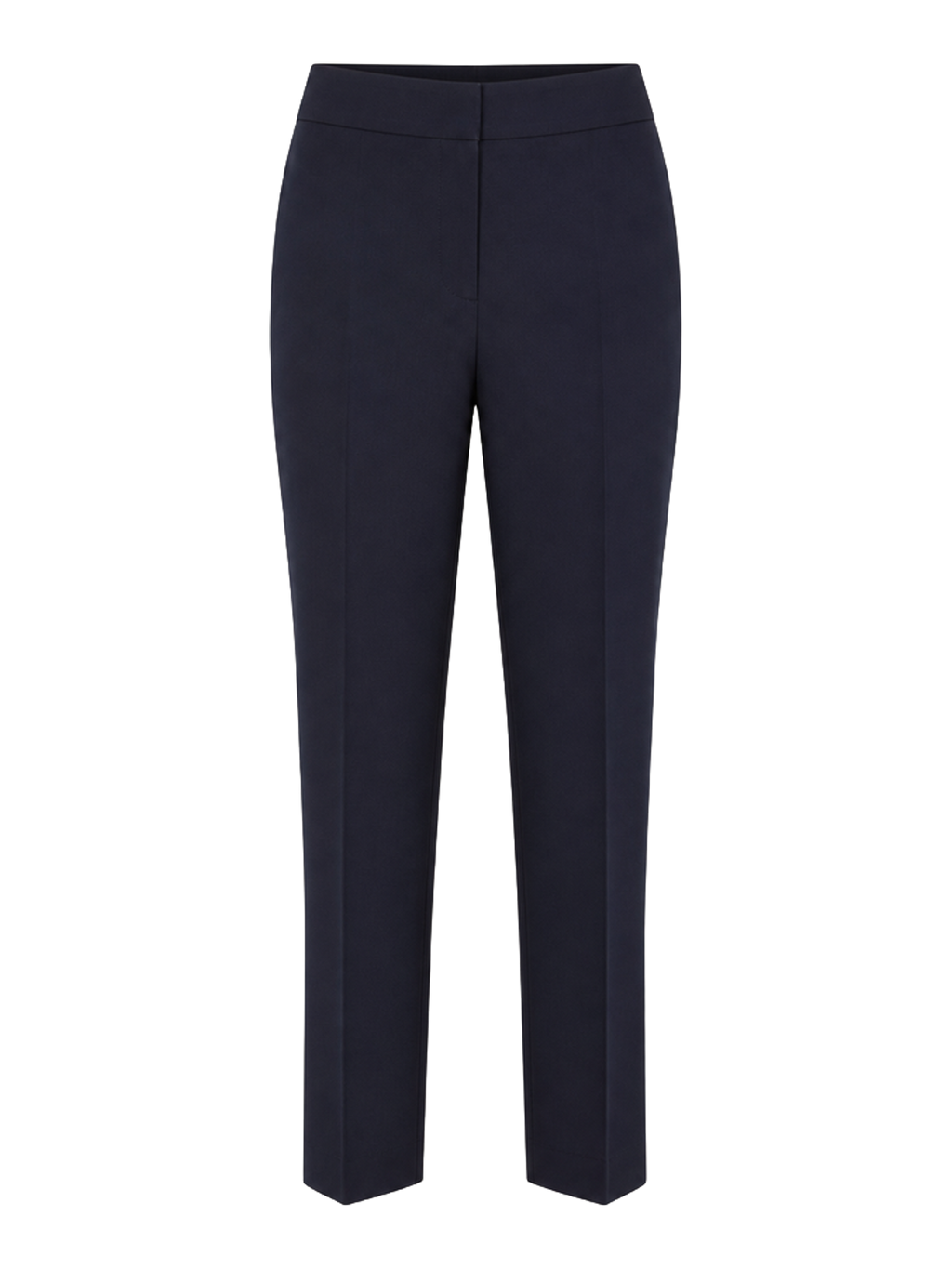 Navy Cropped Cigarette Trousers product image