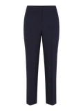 Navy Cropped Cigarette Trousers product image