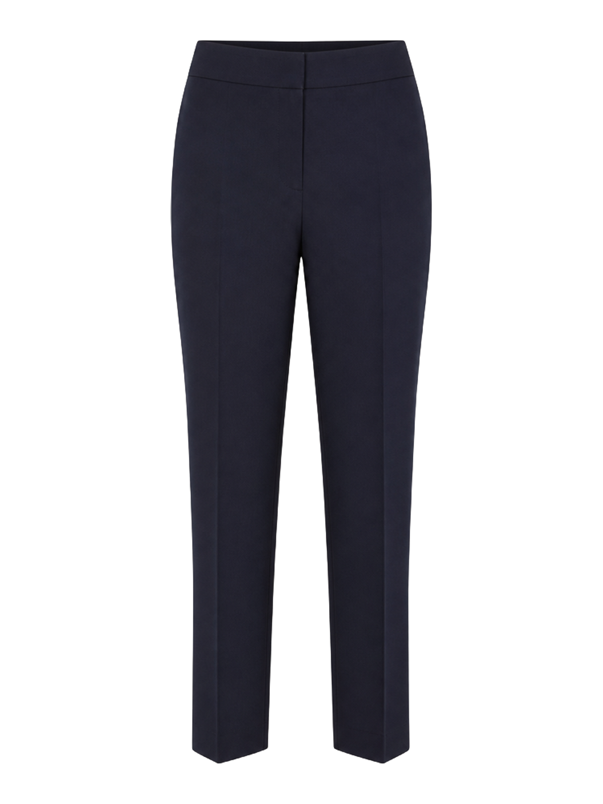 Navy Cropped Cigarette Trousers product image