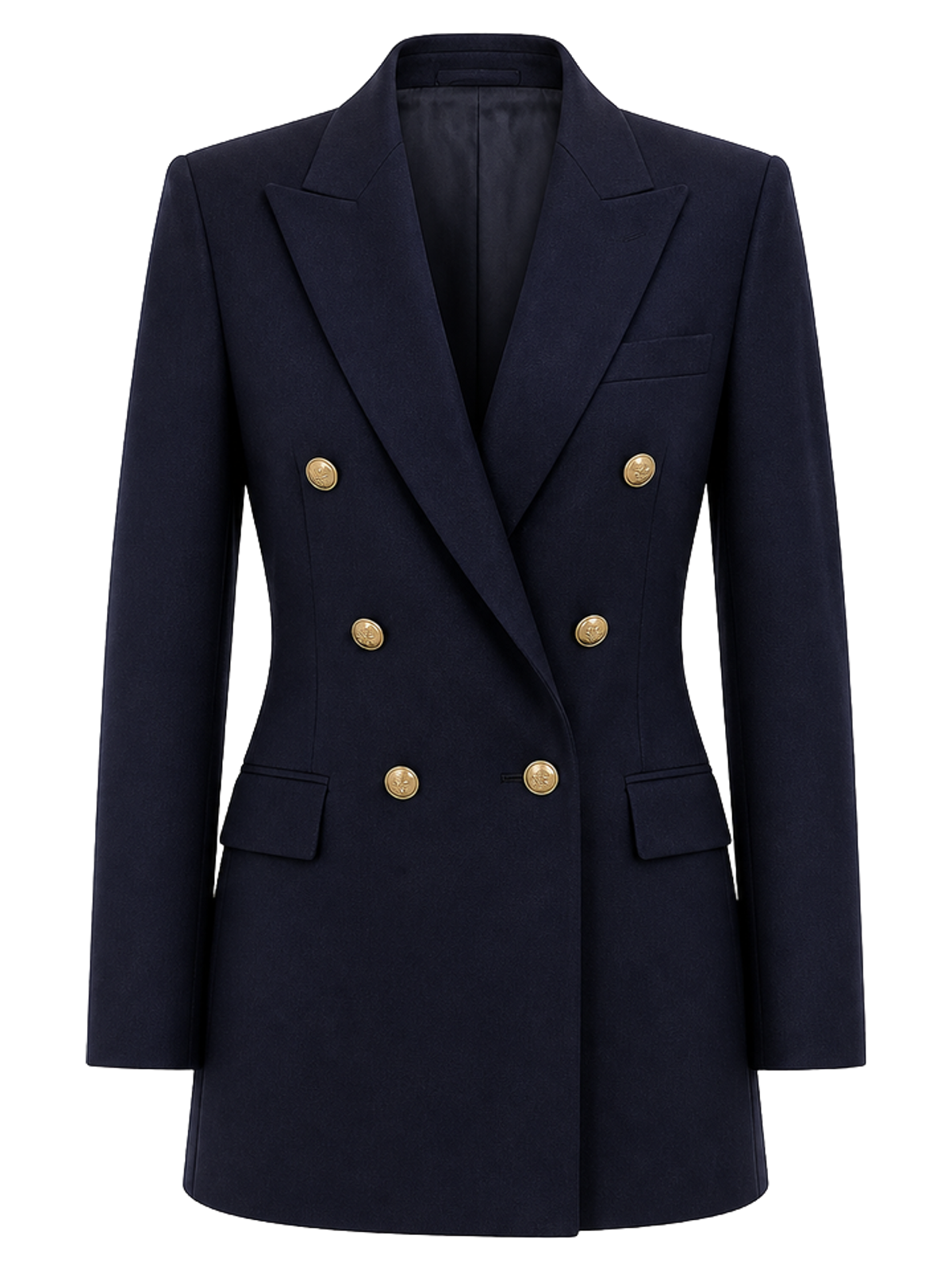 Navy Double-Breasted Blazer product image detail