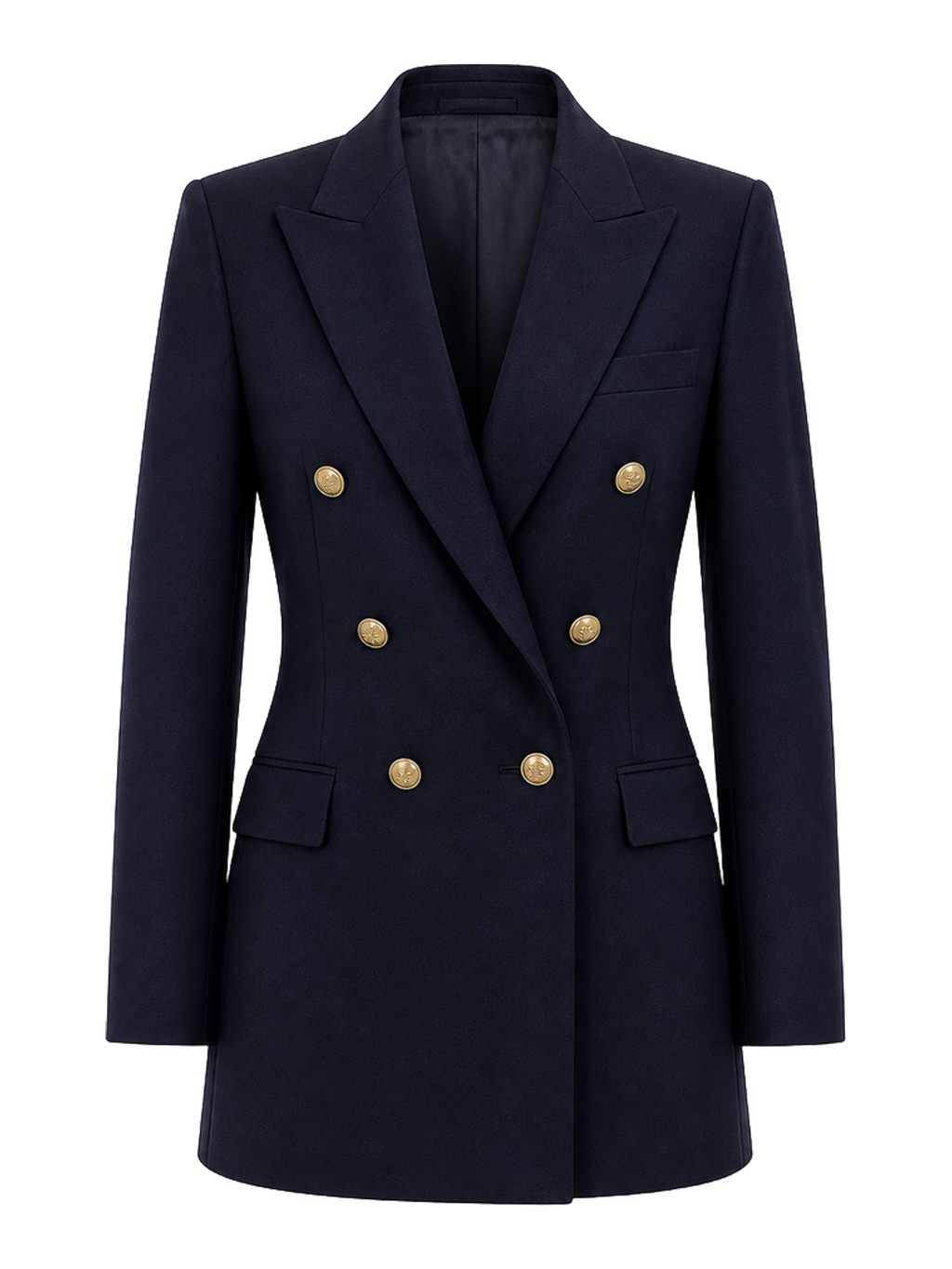 Navy Double-Breasted Blazer product image