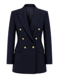 Navy Double-Breasted Blazer product image