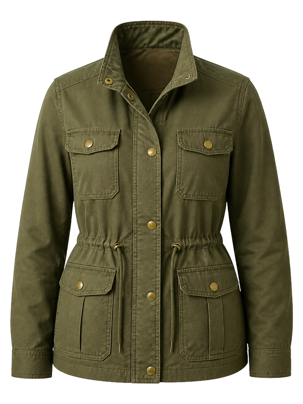 Olive Utility Field Jacket product image detail
