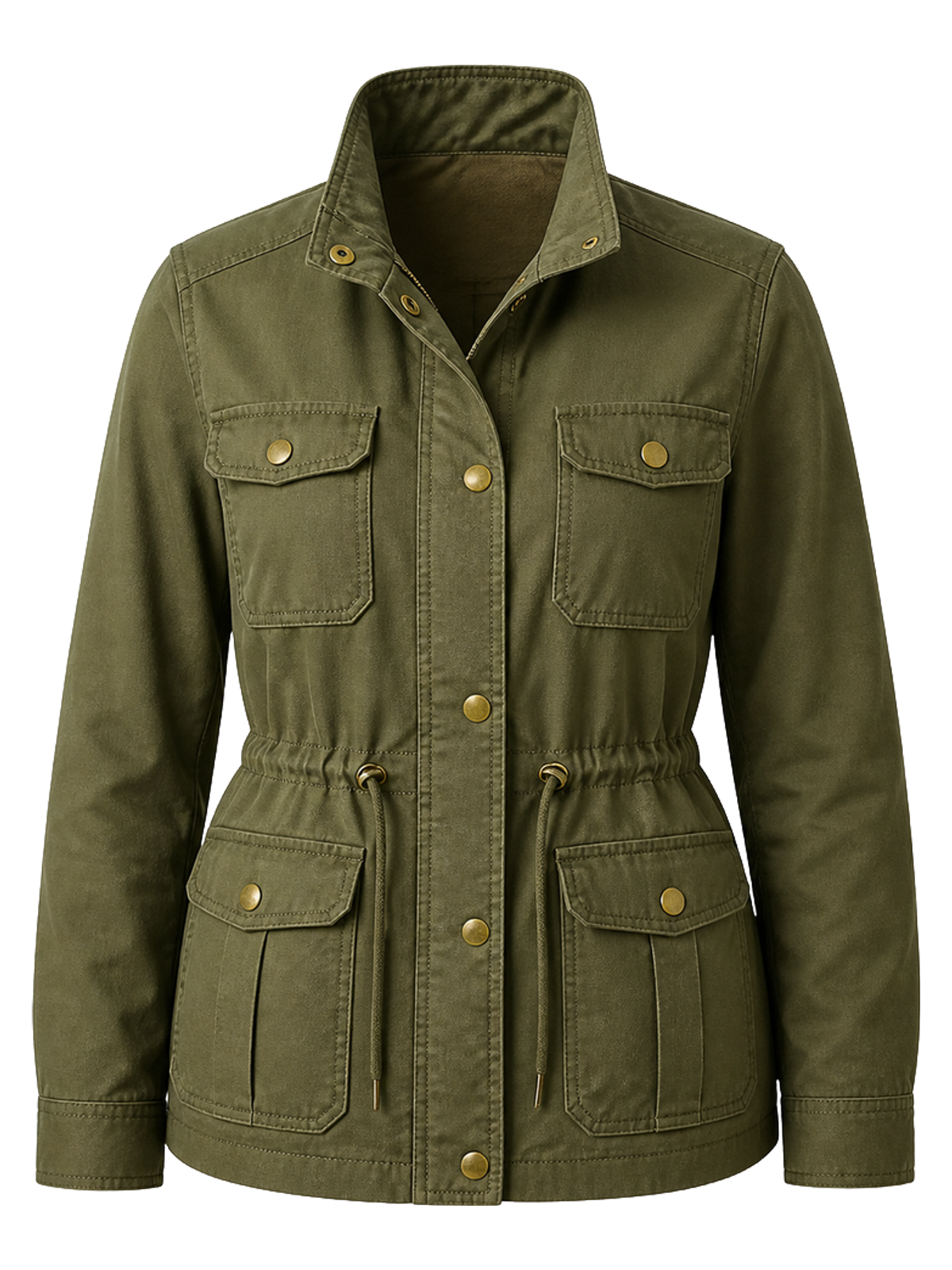 Olive Utility Field Jacket product image detail