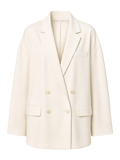 Oversized Ivory Blazer transparent product image