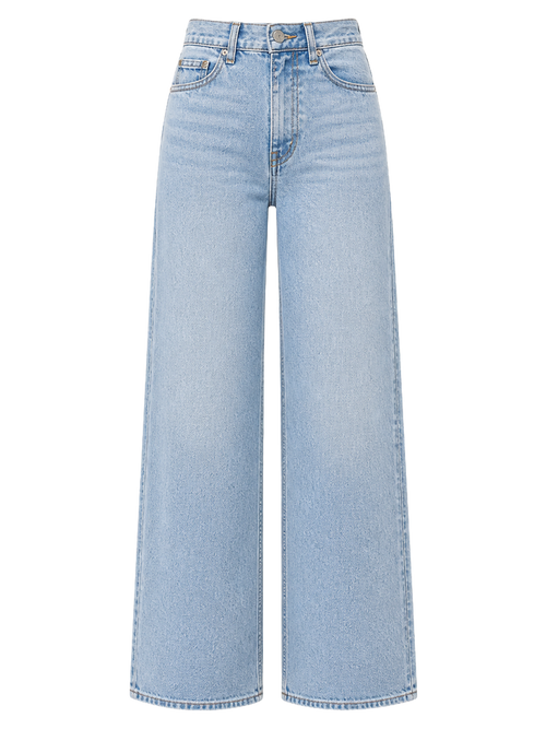 Pale Blue Wide-Leg Jeans product image detail
