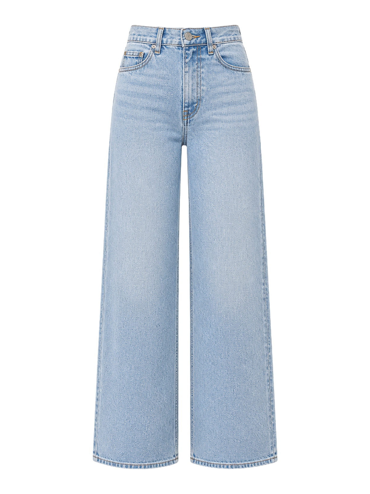Pale Blue Wide-Leg Jeans product image