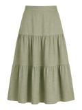 Sage Tiered Linen Maxi Skirt product image