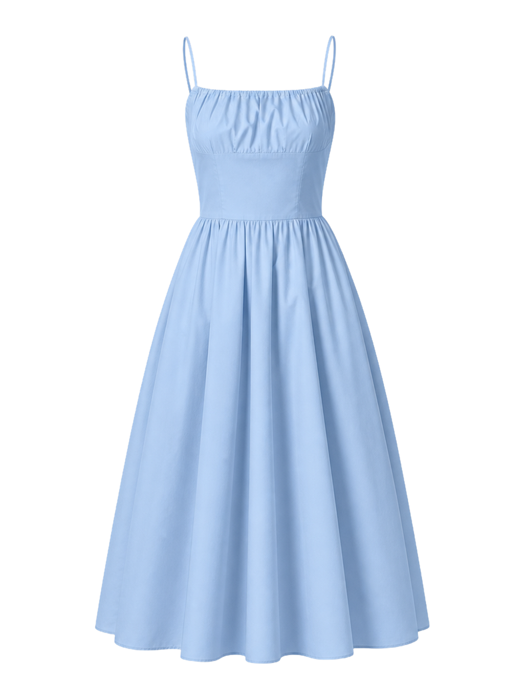 Sky Blue Poplin Sundress product image