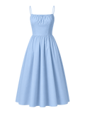 Sky Blue Poplin Sundress product image