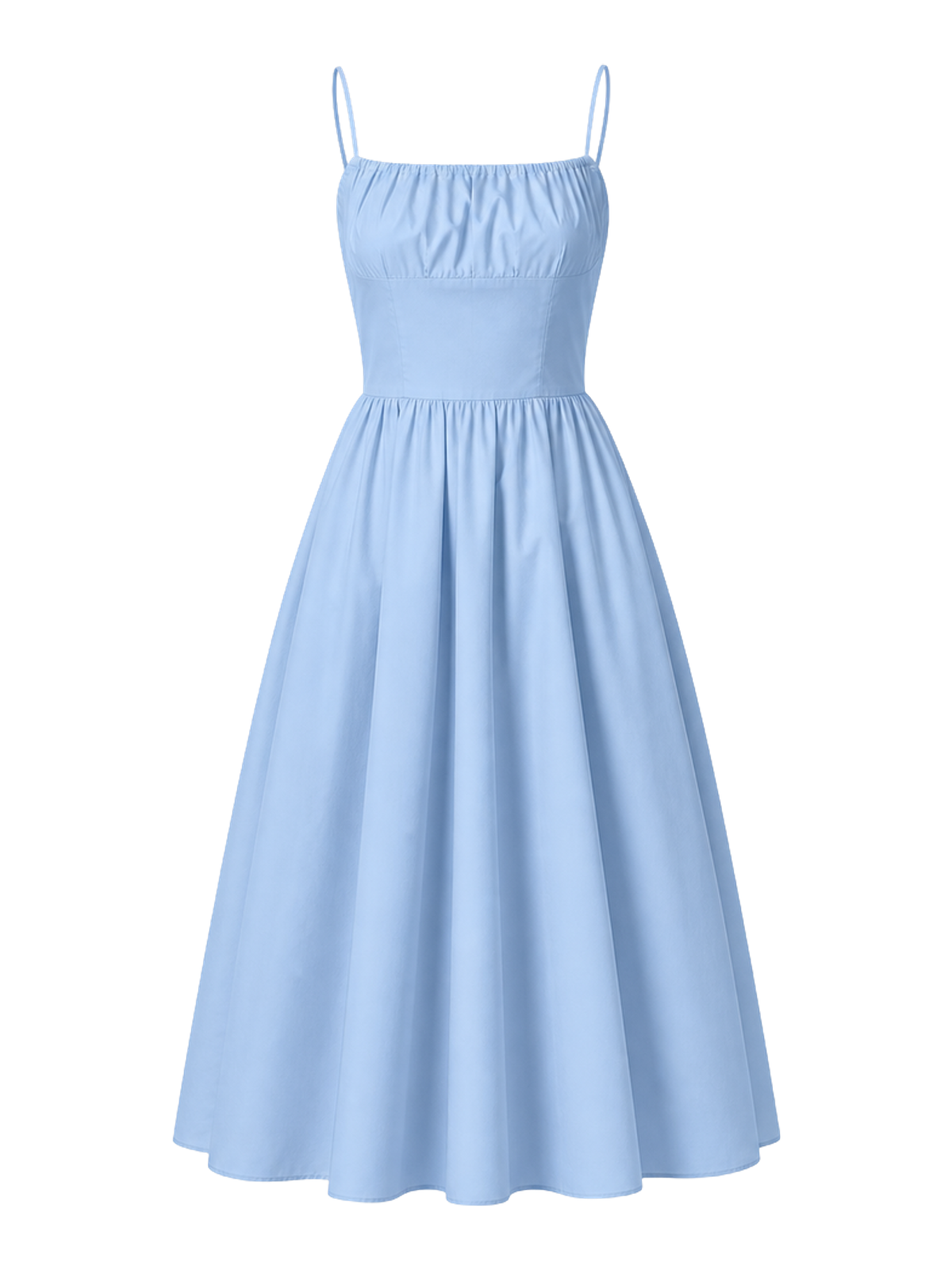 Sky Blue Poplin Sundress product image