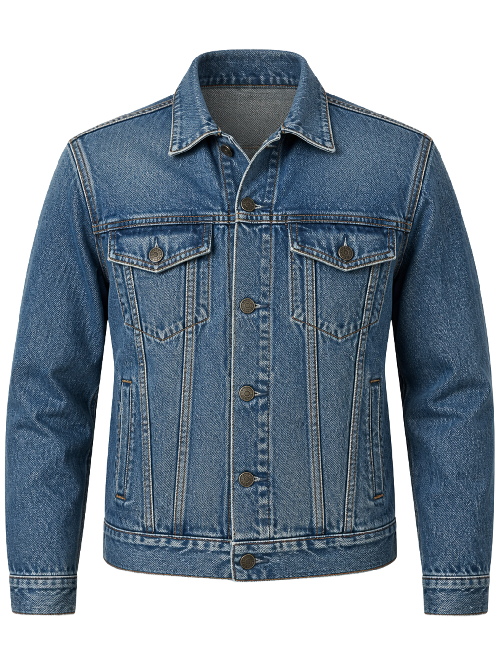 Vintage Wash Denim Jacket detail product image