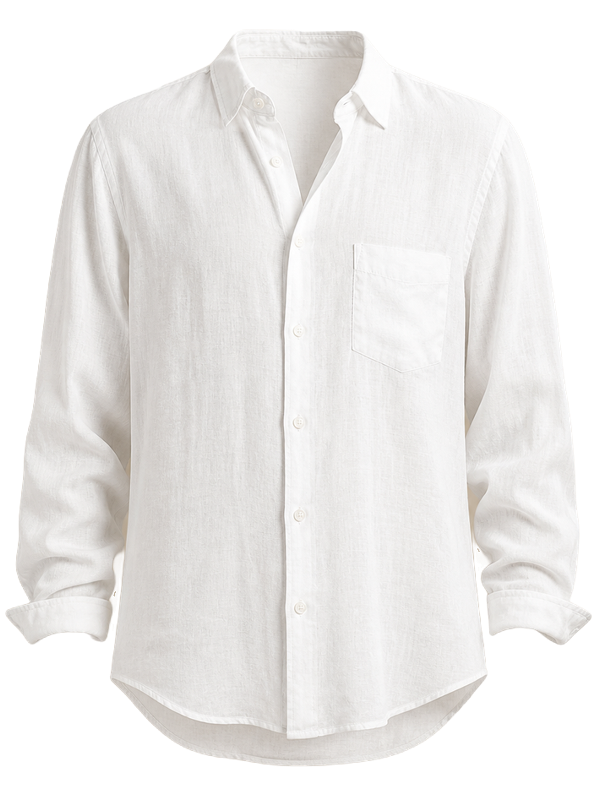 White Linen Shirt detail product image